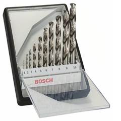Jogo de Brocas Bosch 1-10mm com10 peças