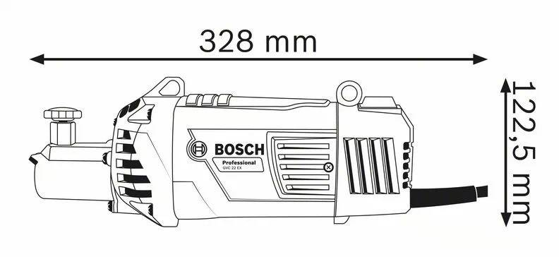 Vibrador de Concreto Bosch Professional GVC 22 EX 2.200W 220V 