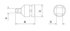 Adaptador De Impacto  1/2x3/4 TRAMONTINA 44899101