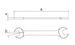 Chave Fixa 1.1/16x1.1/4” mm