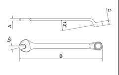 Chave Combinada 1/4” 