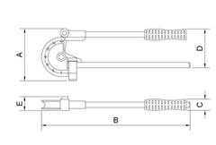 Curvador de Tubos 1/2” 