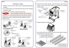 Carrinho Fechado com Gavetas Rodinhas Fixas e Giratórias Marcon CR-14  800x450x864mm Cap.350kg