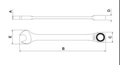 Chave Combinada Com Catraca 44652/111 11mm TRAMONTINA