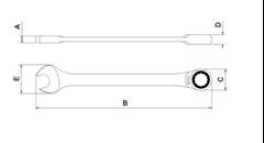 Chave Combinada Com Catraca 44652/113 13mm