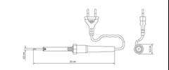 Ferro de Solda Tramontina 40 W 220 V com Empunhadura Plástica 43752505