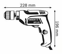 Furadeira Bosch Professional GBM 6RE 350W