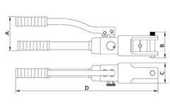 Crimpador Hidráulico para Compressão de Terminais TRAMONTINA 44079018