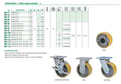 Rodízio Fixo de Ferro Fundido de 4” Marcon RM-90 Cap. 180Kg