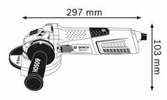 Esmerilhadeira Angular 5” GWS 13-125CI BOSCH 220v