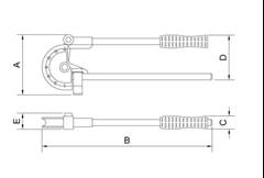 Curvador de Tubos 3/8” 