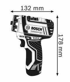 Furadeira e Parafusadeira sem Fio GSR Bosch Professional 12V-15 FC 