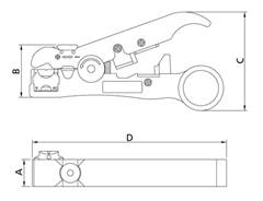 Alicate Desencapador de Fios 5” Tramontina  44051105