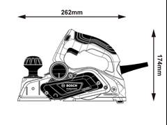 Plaina Bosch Professional GHO 700 700W 220V