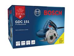 Serra Mármore Bosch GDC 151 Titan 1500W 220V