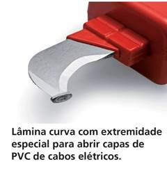 Faca Curva Desencapadora Isolada IEC 60900 - 7'' 