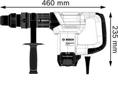 Martelo Demolidor com SDS Max Bosch Professional GSH 500 1.100W 