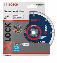 Disco Diamantado Bosch para Metal X-LOCK 125 x 22,23 mm
