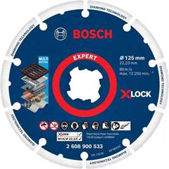 Disco Diamantado Bosch para Metal X-LOCK 125 x 22,23 mm