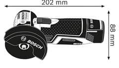 ESMERILHADEIRA ANGULAR BOSCH 3” GWS 12V-76