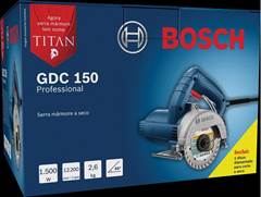 Serra Mármore a Seco Bosch Professional Titan GDC 150 1500W 220V