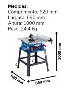 Serra de Mesa Bosch GTS 254 0601B450E0000