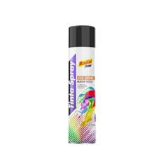 Tinta Spray 400ml Mundial Prime Uso Geral Preto Semi Brilho
