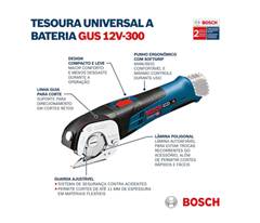 Tesoura Universal a Bateria Bosch Gus 12v-300 Sem Fio 12v