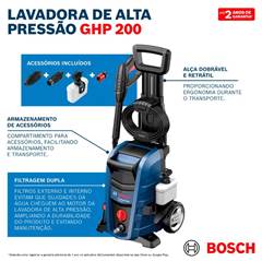 Lavadora Alta Pressão BOSCH GHP 220 220V 0600.910.EE0-000