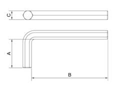 Chave Allen 6 mm 44400/006  