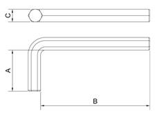 Chave Allen 19 mm 44400/019