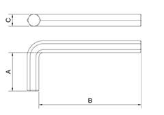 Chave Allen 22 mm 44400/022