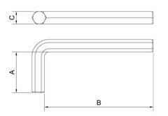 Chave Allen 24 mm 44400/024